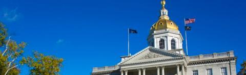 The NH Capitol dome from outside